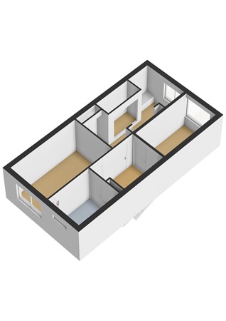 Floorplan - Rubensstraat 42, 3443 GG Woerden